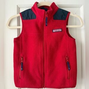 Vineyard Vines Red and Navy Kids Vest